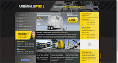 Desktop Screenshot of anhaenger-wirtz.de